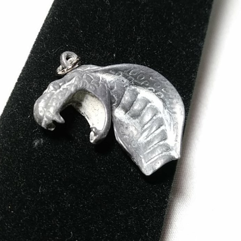 Cobra Head Jewelry Charm  Necklace Piece